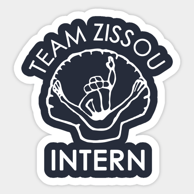 Team Zissou Intern T-Shirt Sticker by dumbshirts